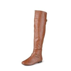 Journee Collection Womens 9 M Chestnut Brown Loft Tall Riding Boots NIB SW5